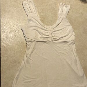 Boston Proper cream sleeveless top